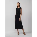 s.Oliver dámské plisované midi šaty bez rukávů černé Velikost: 40