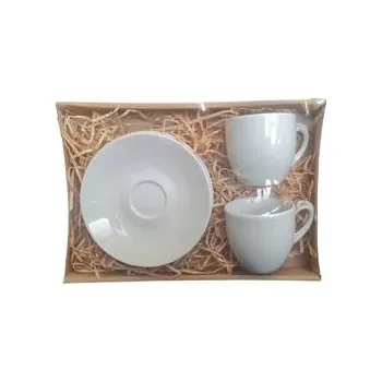 šapo 80ml -2ks-ESPRESSO, bílý čs.porcelán