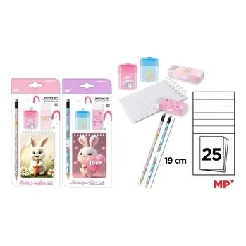 Set školních potřeb Zestaw do pisania - zajączki / króliki