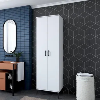 Šatní skříň Casarredo SERDIANA multifunkční policová skříň, bílá