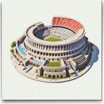 Diamantové malování Diamantové malování - Italské Colosseum Velikost: 50x50cm, Rámování: Pouze srolované plátno, Diamanty: Kulaté