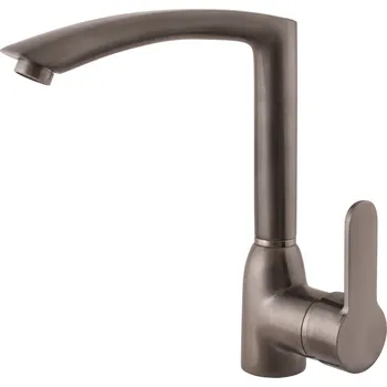 Vodovodní baterie ZAMBEZI - Dřezová baterie, Metal Grey - kartáčovaná ZA007.0/7MGK, RAV Slezák Barva: METAL GREY - kartáčovaná, Rozměr: 3,8"