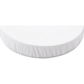 Dětská postýlka Monbaby nábytek Waldin Prostěradlo k malé rostoucí postýlce pro miminko - oválné Barva: Bílá