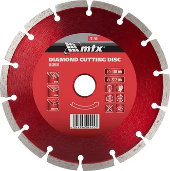 Řezný kotouč Diamantový řezací kotouč MTX 731759 180 x 22,2 mm