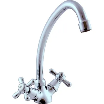 Vodovodní baterie Dřezová baterie pro nízkotlaké ohřívače, Chrom EM113.0/1, RAV Slezák Barva: Chrom, Rozměr: 1/2"