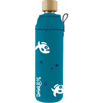 Láhev Drinkit skleněná lahev 330ml piraně