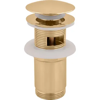 Sifon Výpusť umyvadlová CLICK-CLACK 5/4", Zlatá - lesklá MD0484Z, RAV Slezák