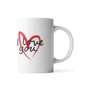 Stolování Hrnek I Love you srdce: 890 ml