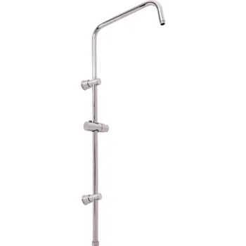 Sprchová tyč k baterii s hlavovou a ruční sprchou, Chrom MD0763, RAV Slezák