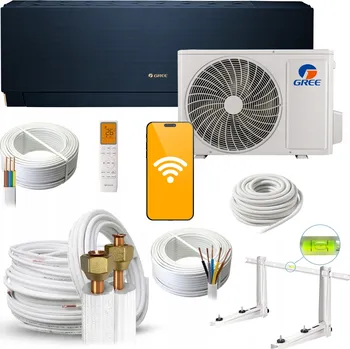 Klimatizace Nástěnná klimatizace GREE Clivia Navy Blue 7kW Topení Sada pro dům Rodigas