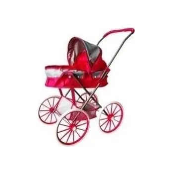 Wózek gondola duże koła różowy