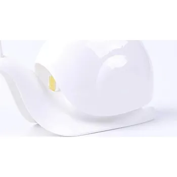 Dávkovač mýdla Šnekový dávkovač na tekuté mýdlo pro děti | zásobník na mýdlo - Bílý