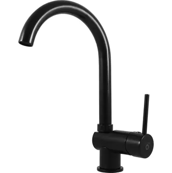 Vodovodní baterie SEINA - Dřezová baterie, Černá - matná SE908.0/4CMAT, RAV Slezák Barva: Černá - matná, Rozměr: 1/2"