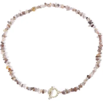 Náhrdelník Dámský choker náhrdelník z přírodních kamenů 45 cm | dámský šperk - Č. 31 Botswana