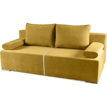 Pohovka Rozkládací pohovka LEA hořčicová