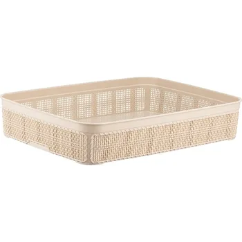 Odpadkový koš Koš víceúčelový 2,5 l jutový dizajn mix barev