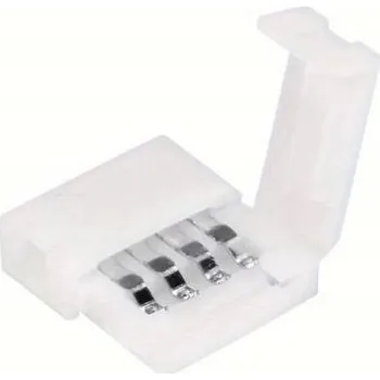 LED páska PŘÍMÁ SPOJKA pro LED RGB pásky 10mm - KONEKTOR 2-stranný 4 PINY