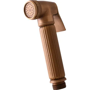 Vodovodní baterie Ruční sprcha k bidetové baterii se stop ventilem, Stará mosaz (Bronz) KS0005SM, RAV Slezák