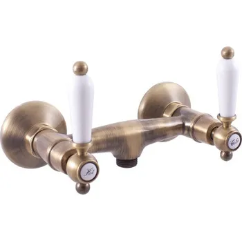 Vodovodní baterie MORAVA RETRO - Sprchová baterie, Stará mosaz (Bronz) MK580.5SM, RAV Slezák Barva: Stará mosaz (Bronz), Rozměr: 150 mm