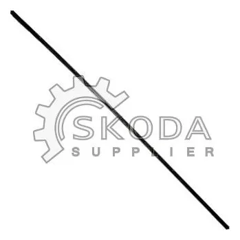 Lišta karosérie Ozdobná / ochranná lišta, nárazník ŠKODA Original OEM 3V0853551 9B9