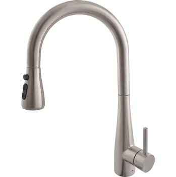 Vodovodní baterie SEINA - Dřezová baterie se sprchou, Nerez SE910.0IN, RAV Slezák Barva: nerez, Rozměr: 1/2''