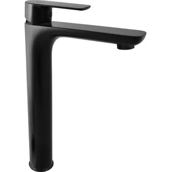 Vodovodní baterie VLTAVA - Umyvadlová vysoká baterie bez výpusti, Černá - matná VT430.0CMAT, RAV Slezák Barva: Černá - matná, Rozměr: 1/2"