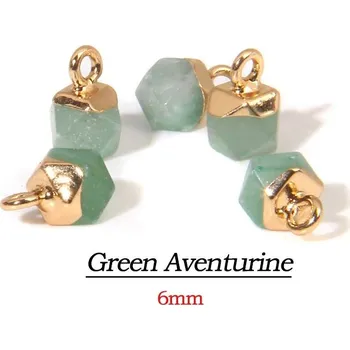 Přívěsek Přívěsek ze surového kamene | minerální přívěsek - 34 Avanturín , 2 kusy