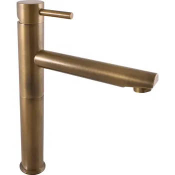 Vodovodní baterie SEINA - Umyvadlová vysoká baterie bez výpusti, Stará mosaz (Bronz) SE930.0SM, RAV Slezák Barva: Stará mosaz (Bronz), Rozměr: 3,8"