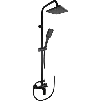 COLORADO - Sprchový systém s vodovodní baterií, Černá - matná CO182.5/7-51CMAT, RAV Slezák Barva: Černá - matná, Rozměr: 150 mm