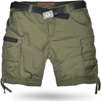 Pánské kraťasy Thor Steinar - kraťasy TISTAM oliv Barva: olivová, Vel: XL
