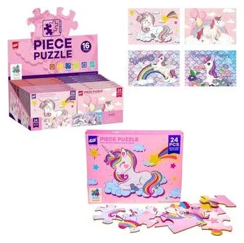 Puzzle Puzzle jednorożec 24el MIX