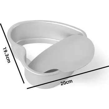 Forma na pečení Forma na dort srdce hliníková | kuchyňské vybavení - 8 palců