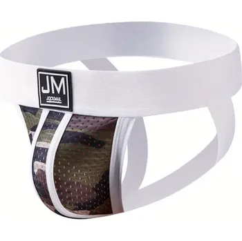 Pánské erotické prádlo JOCKMAIL Jocks - bílá / zelená / oranžová / červená / žlutá / modrá Barva: Červená, Velikost: XL