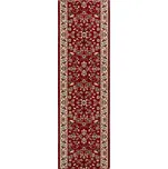 Hnědý běhoun s krátkým měkkým vlasem 80x500 cm