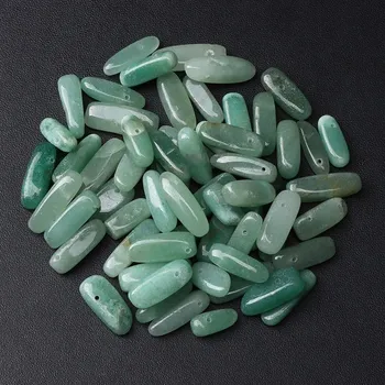 Dětské navlékací korálky Korálky z minerálů nepravidelné 20-50 ks | výroba šperků - Č.15 Avanturín , 10-24mm asi 20ks