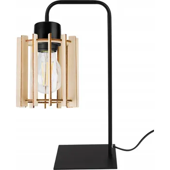 Lampička Stolní lampa Light Home Timber béžová, hnědá, černá 60 W