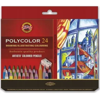 Pastelka Pastelky Polycolor 24 barev Koh-i-noor