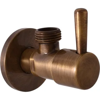 Ventil Ventil rohový s keramickým vrškem 1/2"x 3/8", Stará mosaz (Bronz) RV0238SM, RAV Slezák