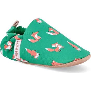 Barefoot capáčky Lait et Miel - Goupil lišky Velikost: 3-4 roky