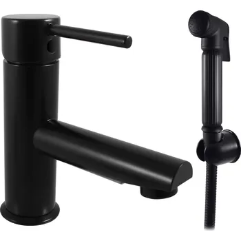 Vodovodní baterie SEINA - Umyvadlová/Bidetová baterie bez výpusti, Černá - matná SE946.0/1CMAT, RAV Slezák Barva: Černá - matná, Rozměr: 3,8"