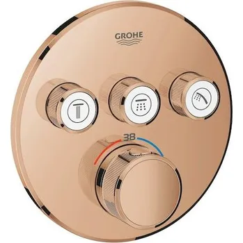 Vodovodní baterie Sprchová baterie GROHE Grohtherm Smartcontrol bez podomítkového tělesa Warm Sunset 29121DA0