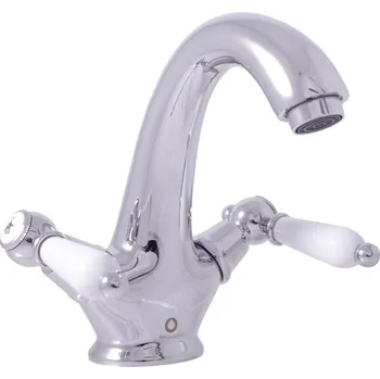 MORAVA RETRO - Umyvadlová baterie bez výpusti, Chrom MK528.0, RAV Slezák Barva: Chrom, Rozměr: 3,8"