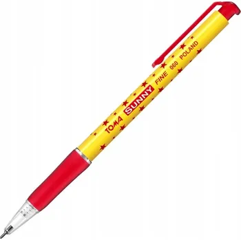 Propiska automatická červená Toma