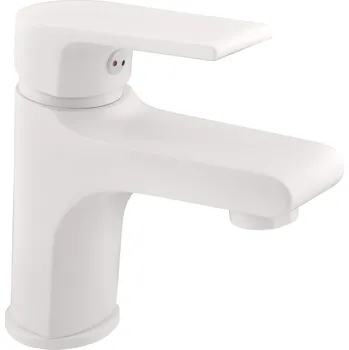 Vodovodní baterie COLORADO - Umyvadlová baterie bez výpusti, Bílá - matná CO126.0BMAT, RAV Slezák Barva: Bílá - matná, Rozměr: 3,8"