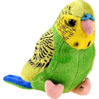 plyšák plyšový andulka zeleno‑modrá 13 cm beppe zoo