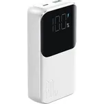 Mini powerbank Joyroom JR-PBC06 z wbudowanymi kablami USB-C / Lightning 30W 10000mAh - biały