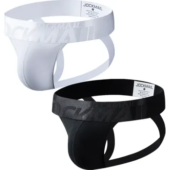 Pánské erotické prádlo Set 2ks - JOCKMAIL Jocks - bílá / černá Velikost: XXL