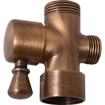 Keramický přepínač ke sprchovým tyčím , Stará mosaz (Bronz) MD0629SM, RAV Slezák