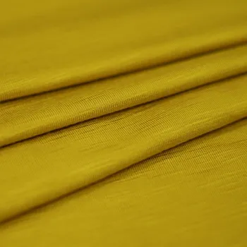 Úplet ELEGANT hořčicový, š.150