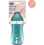 Kubek niekapek termicz ze słomką 266ml turkus 14m+